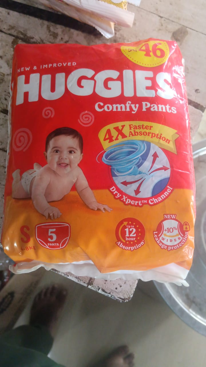 Huggies Comfy Pants (S, 5 Pants)